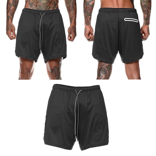 Pantalones Cortos MTB Transpirables Calzoncillos Atléticos Ropa Interior Deportiva para Hombre - Multicolor, Negro l Macarena Pantalones cortos de entrenamiento para hombres