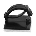 thumbnail image 4 of 100 pcs. Self Adhesive Cable Clamp Plastic Rectangular Cable Clips Cable Tie Quick Cable Wire Management Holder, 4 of 5