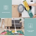 thumbnail image 6 of Pioneer Flower Floral Print Pattern Kitchen Rugs Sets Of 3,Kitchen Runner Rugs Non Skid Washable,Decorative Kitchen Floor Mats for Kitchen,Sink,Laundry,17"x30"+ 17"x47" + 17"x59", 6 of 6