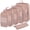 A-Pink-6, variant on TRIPGEAR 6 Set Expandable Compression Packing Cubes, Lightweight Travel Organizer Bags