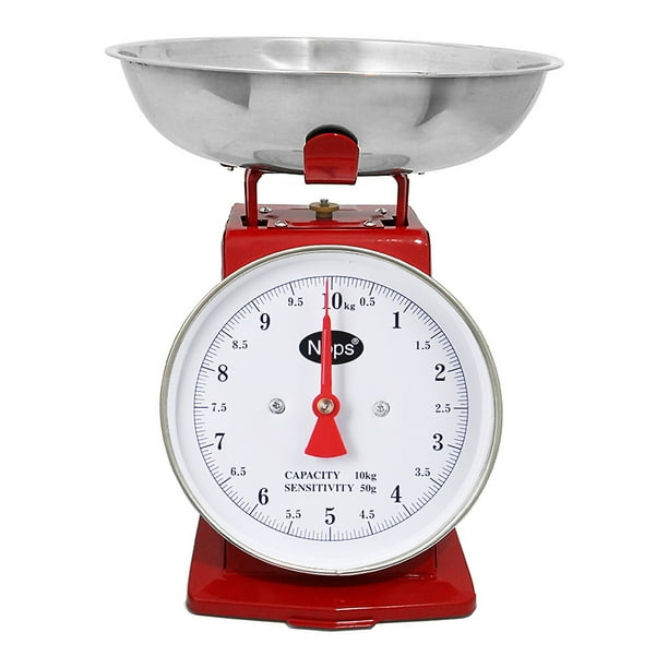 Báscula de Cocina Analógica Aquila Retro 10 KG Bodega Aurrera en
