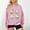 001 Pink, variant on Hvot&aat Halloween Sweatshirts for Women Cute Ghost Reading Books Sweater Spooky Bookish Pullover Halloween Book Reader Tops