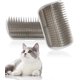 thumbnail image 1 of Contenedores de aseo personal para gatos, paquete de 2 contenedores de aseo de esquina con bolsa de hierba gatera, cepillo de aseo suave, peine de masaje, juguetes masajeadores suaves para gatos, gatitos, cachorros Ormromra WRJM-70, 1 of 6