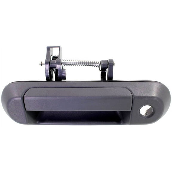 Exterior Door Handle Compatible with 2005-2015 Nissan Xterra Rear - Back Door Textured Gray