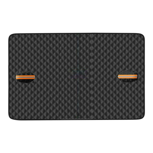 Cubierta para parabrisas de coche con 3 capas de protección contra la nieve, la lluvia y el sol. Compatible con la mayoría de coches y SUV (239,8 x 137,8 cm, sin imanes).