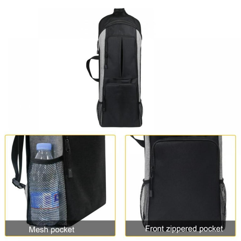 Yoga Mat Holder Carrier, Yoga Backpack Fits 1/2 Inch Thick Mat, Large  Pockets & Water Bottle Holders, Full Zip Yoga Mat Carrying Bag for Women  Men Gym