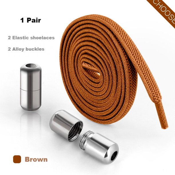 Cordones de aleación para zapatos sin atar, cordones planos para zapatillas de deporte, cordones elásticos sin lazos, cordones rápidos para niños y adultos para zapatos, bandas de goma, Italia Gao Jinjia LED