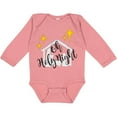 thumbnail image 3 of Inktastic Oh Holy Night Christmas Nativity with Yellow Stars Boys or Girls Long Sleeve Baby Bodysuit, 3 of 5