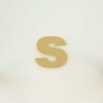 thumbnail image 4 of Package of 1, 10 Inch X 3/4" Thickness MDF Letter s in The Arial Font, Thick, Lower Case for Art & Craft Project, Made in USA, 4 of 4