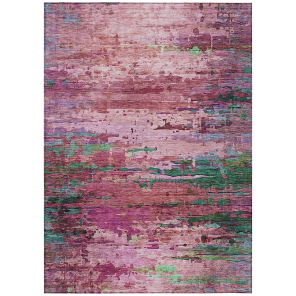 Dalyn Rugs Machine Washable Indoor/Outdoor Chantille ACN2035 Pink 2'6" x 3'10" Rug
