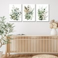 thumbnail image 5 of Botanical Wall Art Plant Floral Watercolor Poster Canvas Prints Set of 3 Framed Sage Green Painting Eucalyptus Leaf Picture Modern Minimalist Home Decor Bedroom Bathroom Living Room, 5 of 6