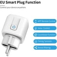 thumbnail image 4 of Smart WiFi Plug: 16A WiFi Smart Plug with Timer and Countdown Function, Energy Monitor Smart Socket Switch Works with Alexa, 4 of 4