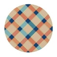 thumbnail image 2 of Nawypu Table Cover Round Tablecloth D-checker 100% Polyester Fiber White, 2 of 7