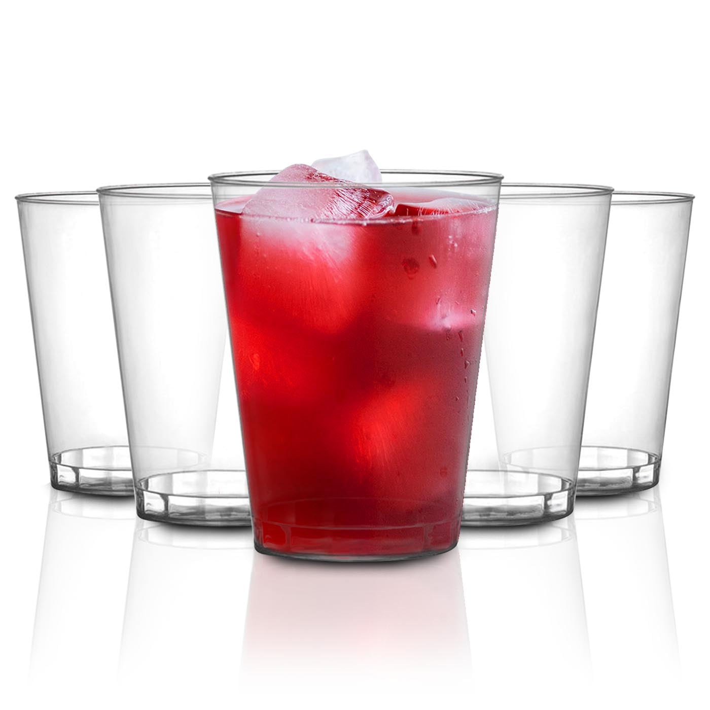 Smarty 12 oz. Crystal Clear Round Disposable Plastic Party Cups 500ct