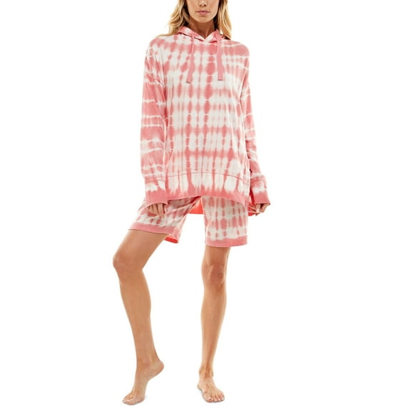 Roudelain Womens Oversized Hoodie & Bermuda Shorts Lounge Set;Medium