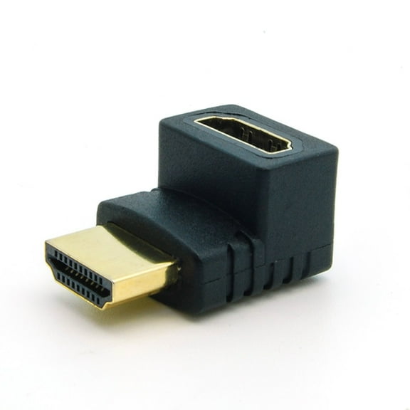 ACCL HDMI M/F 90 Degree Adapter Gold Plated, 1 Pack