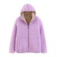 thumbnail image 1 of Puntoco Mujer Moda Casual O-cuello Capucha Color sólido Manga larga Abrigo de algodón suelto Rollbacks Puntoco Puntoco-3260, 1 of 4