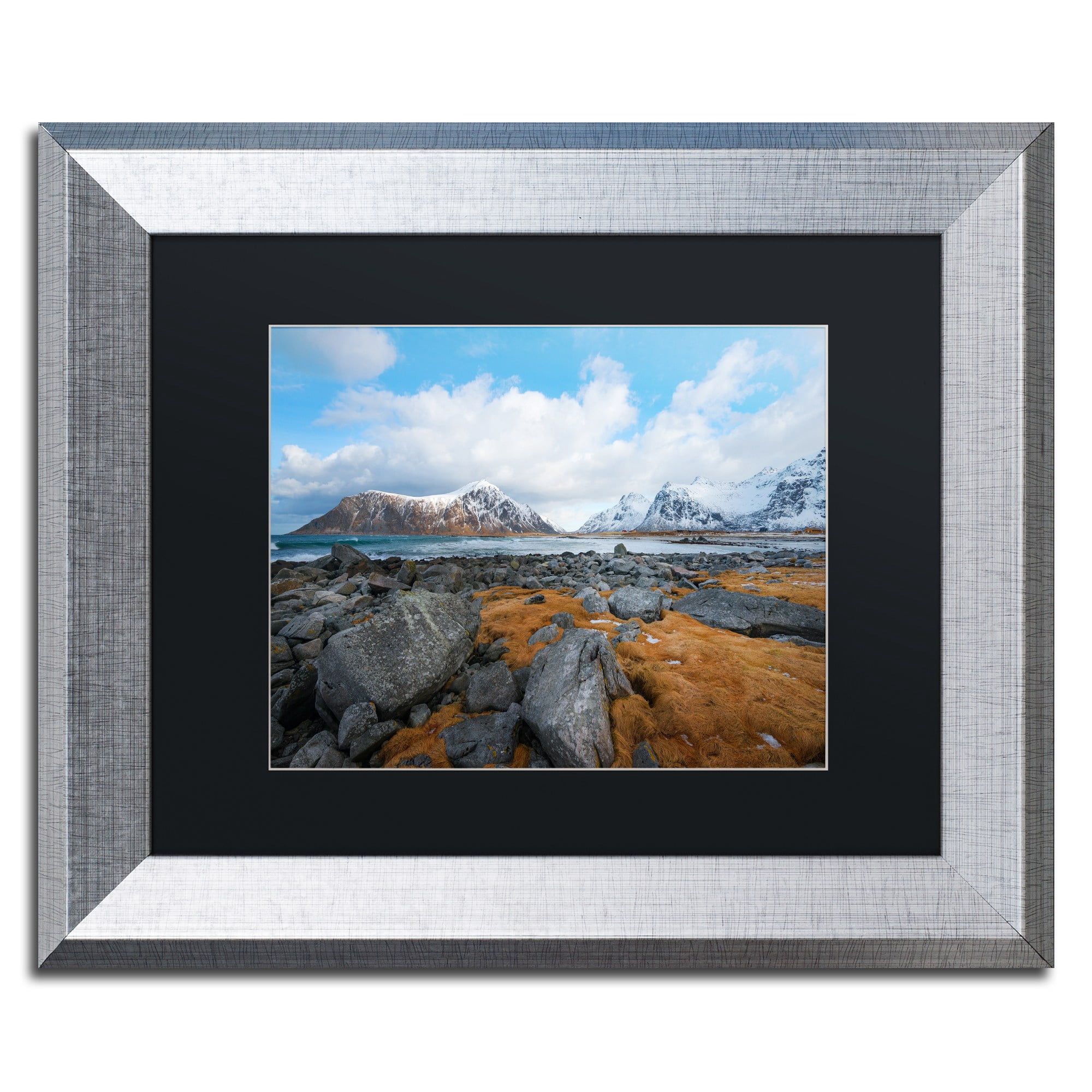 Trademark Fine Art "Get Back My Tomorrow" Canvas Art by Philippe Sainte-Laudy, Black Matte, Silver Frame