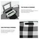 thumbnail image 3 of Balery White And Black Plaid Funda de equipaje, fundas para maletas, elástica, lavable, protector de maletas, compatible con maletas de 18 a 32 pulgadas-X-Large, 3 of 7