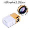 thumbnail image 4 of Tangxi Mini proyector LEDMini proyector,Full HD 1080P,proyector de películas portátil 1500Lux con LED de 30,000 Horas,Compatible con HDMI,USB,AV,VGA,Micro SD,Puerto 3.5mmUS 110-240V Khall DS03014-01, 4 of 5