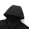 thumbnail image 5 of Tawop Men's Jacket Long Sleeve Zip with Hood Loose Casual Mens Clothes,Black,M, 5 of 9