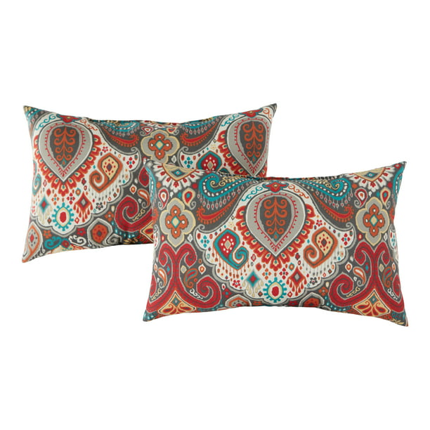 Greendale Home Fashions Asbury Park, Outdoor Rectangle Throw Pillows