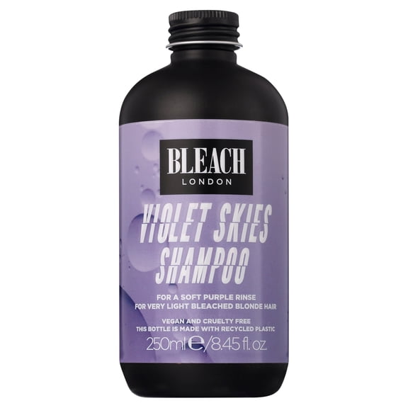 Bleach London Violet Skies Color-Toning & Nourishing Shampoo, 8.45 oz