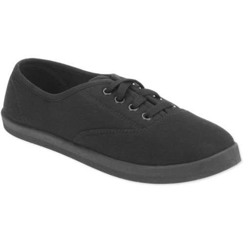 walmart flat black shoes
