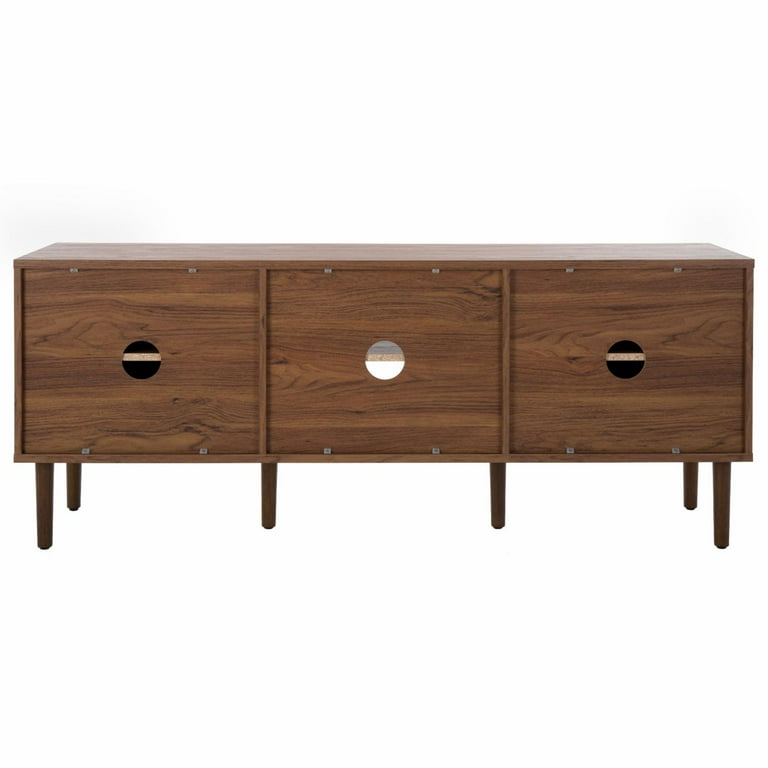 Safavieh Claude Black Coastal Mdf Media Cabinet