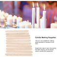 thumbnail image 3 of Candle Wick Holder, 100 Pcs Wooden Candle Wick Holders Single Hole Candle Wicks Centering Devices for Candle Making Wick Clips, 3 of 4