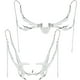 thumbnail image 1 of Máscara mecánica punk para mujer, accesorios de cara de metal irregular, máscara de fiesta de Halloween para mujeres y hombres, 1 of 5