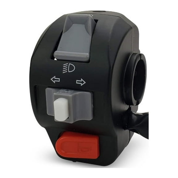 Switch Assembly - Left Side Horn, Headlight and Turn Signal (Female Plug, 8 Pins)