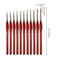 thumbnail image 6 of Riguas 11Pcs Paint Brush Soft Bristle Miniature Detail Art Brush Set for Beginners Amateurs Professionals Supply, 6 of 7