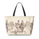 thumbnail image 2 of Fotbe Cowboys Riding Horses Bolsa de Viaje para Playa - Resistente al Agua, Bolsa Tote de Gran Capacidad y Ligera con 7 Bolsillos para Mujeres y Hombres, 2 of 7