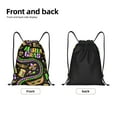 thumbnail image 5 of Bingfone Mardi Gras3 Drawstrings Backpacks Bags For Men Women Gym Drawstrings Bag, 5 of 9