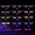 thumbnail image 2 of Magic Bluetooth Party Glasses Led By APP Control Luminous Shielding USB Charging Glasses DIY Application Control Multi-language Flashing LED, 2 of 13