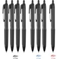 thumbnail image 3 of Shiyou-20 7 Plus+ Stylos Gel Rétractables par Uni, Pointe Moyenne 0.7mm, Inclut : 4 Noir, 3 Bleu, 1 Rouge, 3 of 4