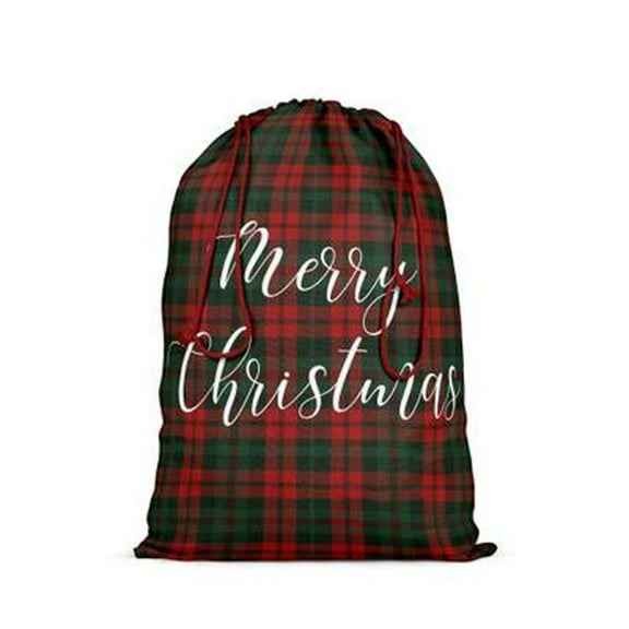 EUDIDV Christmas Products Christmas gift bag Christmas candy bag linen drawstring drawstring bag Festive Supplies