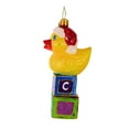 thumbnail image 3 of Christopher Radko Company New Duck On The Block - One Ornament 4.75 Inch, Glass - Baby Christmas Santa Hat 1017198A, 3 of 3