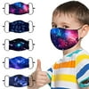 ICQOVD 5Pcs Children Outdoor Cotton Mouth Kids Face Masks Reusable