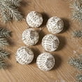 thumbnail image 1 of Fiudx Juego de Adornos para Árbol de Navidad, Bolas de Espuma Flocada, Adornos Colgantes Vibrantes, Estética Invernal Clásica, Fácil de Colgar, Decoración Versátil para El Hogar y Las Fiestas, 12 Pie, 1 of 5