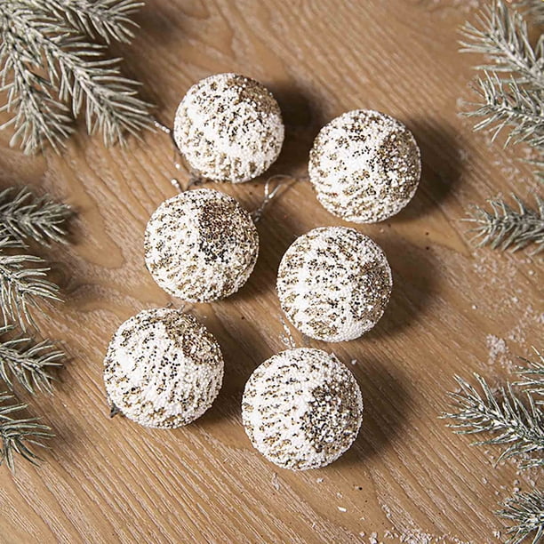 Christmas Tree Decoration Sequins Foam, Hanging Decorations Plush, Glittery Festive Style, Sparkling Party Decor, Easy Hang Decor, Foldable Lightweight Design, Soft Sequin Material, For