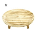 thumbnail image 3 of Courtyard Round Wooden Bench Fire Storage Rack New Balcony Succulent Orchid Flower Pot Rack M, 3 of 8