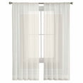 thumbnail image 3 of Cream Greek Key Sheer Curtains 72 Inches Long 2 Panels Set, Window Sheer Curtains for Living Room/Bedroom, Geometric Greece Ancient Farmhouse Geo Light Filtering Rod Pocket Curtain 52'' x 72'' x 2, 3 of 7
