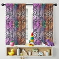 thumbnail image 5 of Blackout Kids Curtains,Multicolor Paisley and Floral Pattern Childrens Insulated Curtains Set Of 2,Bedroom Essentials,Toddler Room Decor 42x54in(106x137cm), 5 of 5