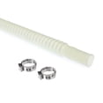 thumbnail image 2 of Quantum 9mm x 9mm Clear/Black Corrugated Flex Hose Fuel Line & Clamps (Clear or Black), 2 of 3