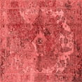 thumbnail image 1 of Ahgly Company Indoor Square Oriental Red Industrial Area Rugs, 8' Square, 1 of 4