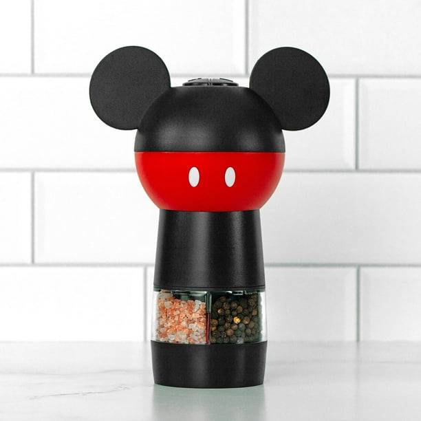 Molino eléctrico de sal y pimienta Mickey Mouse con LED de Uncanny Brands