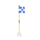 thumbnail image 1 of Bandera de green de golf y copa para hoyo, bandera de golf, juego de copa para hoyo, copa para putting de golf, Azul blanco, 1 of 9
