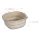 thumbnail image 2 of unbranded Colador De Plástico Beige Con Doble Capa Para Y Escurrir Y Verduras En Casa, 2 of 7